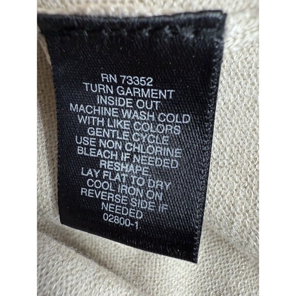 Liz Claiborne Career Pullover Sweater  Beige Studded Size 1X - Picture 9 of 9